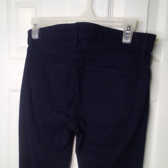 Loft Pants Women 25 0 Skinny Ankle Button Detail Blue - Picture 12 of 14